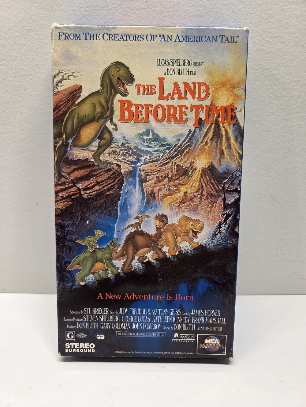 The Land Before Time (1989) 1994 Cover Case - Fair Condition
